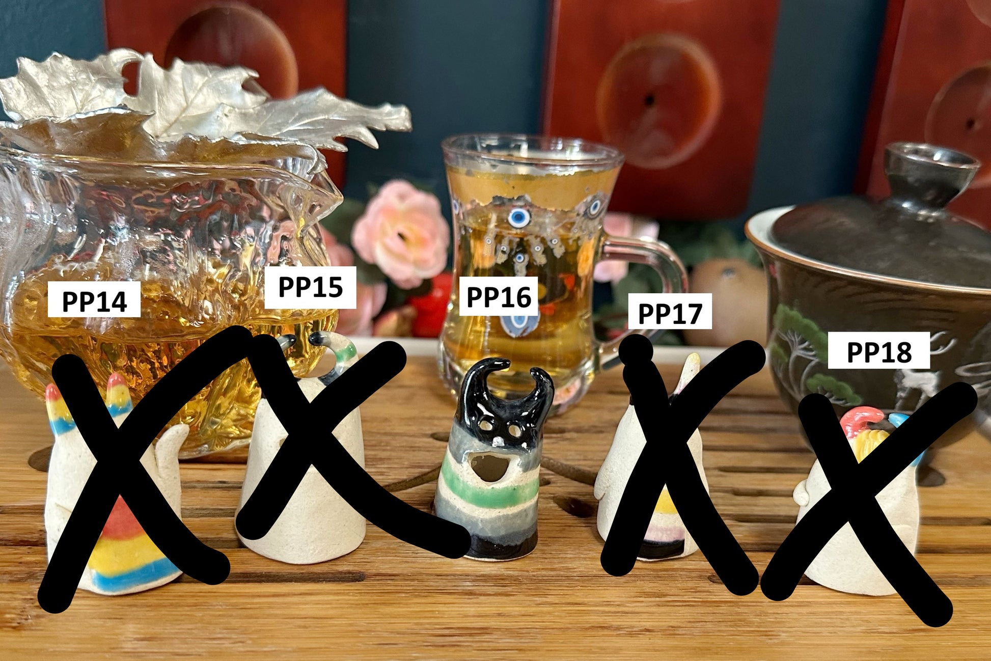 PP14 (pan flag slug), PP15-PP16 (gay man flag slugs), PP17 (nonbinary flag slug), PP18 (pan flag slug)